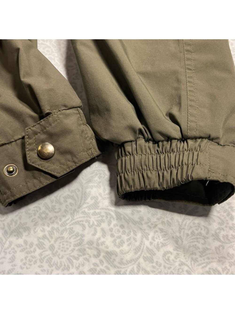 Men’s Size Large Tourney Gore Tex Jacket Windbreaker Color Block Blue Tan - Picture 13 of 14